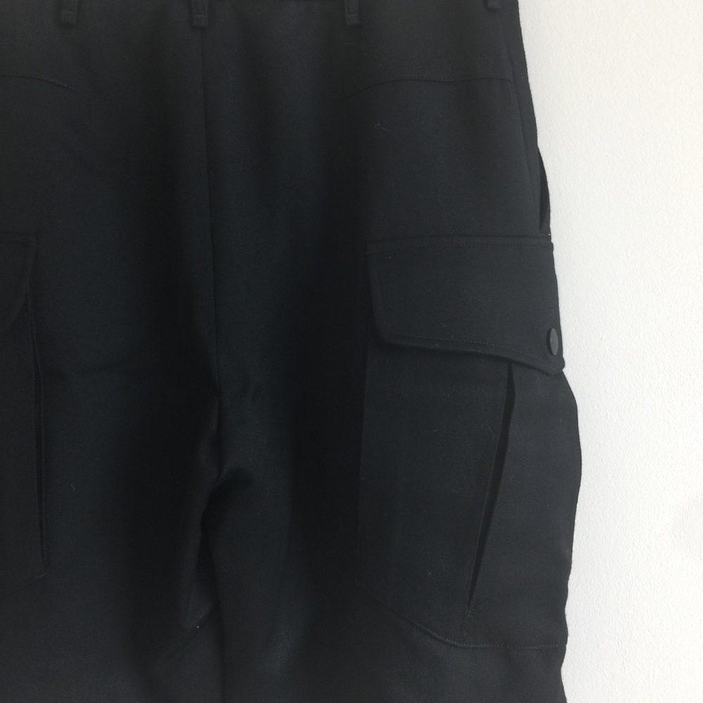 Rag & Bone Black Wool Army Shorts - Picture 6 of 8