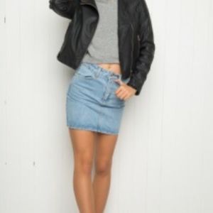 Brandy melville jean skirt
