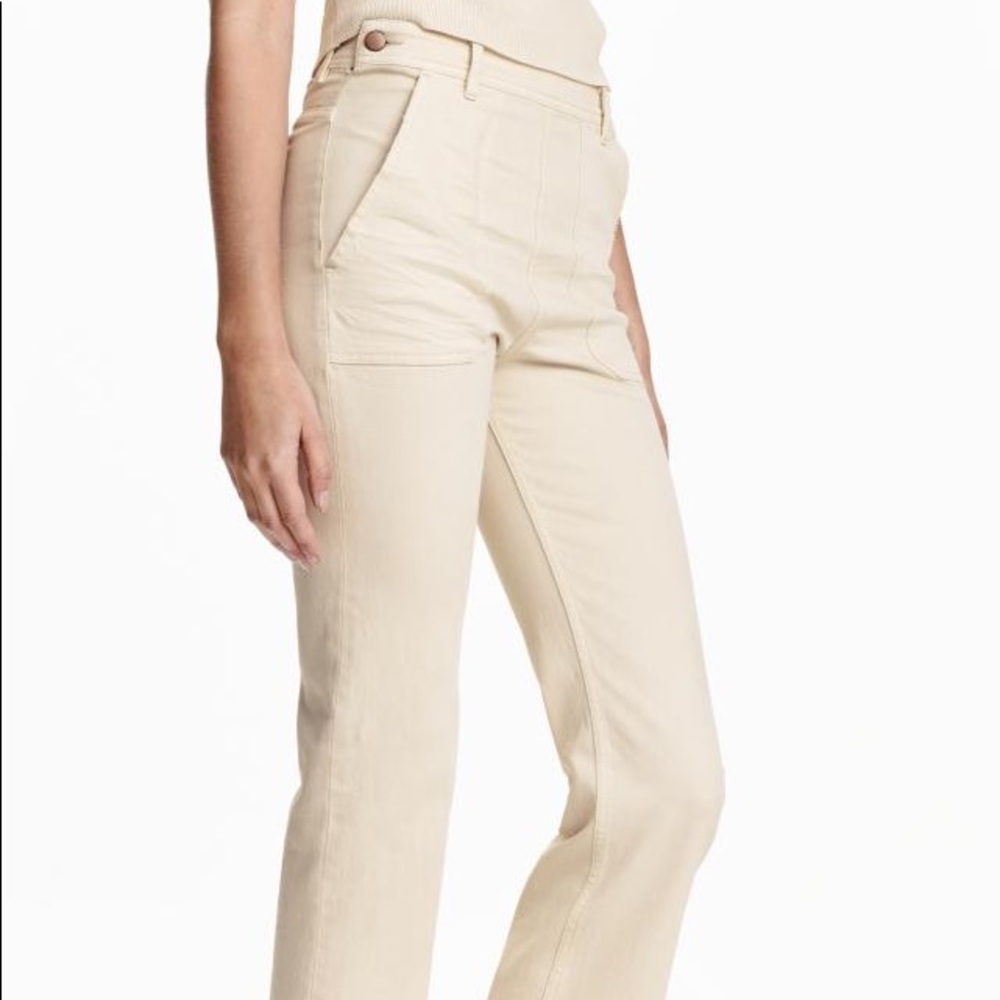 h&m kick flare ankle jean