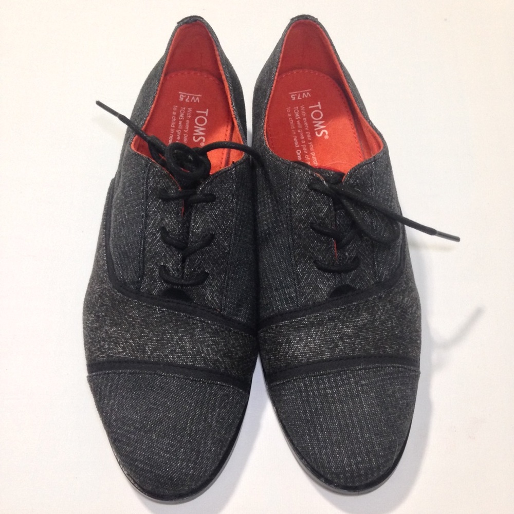 🆕 TOMS Mocha Brouge Oxfords 7.5👞👞
