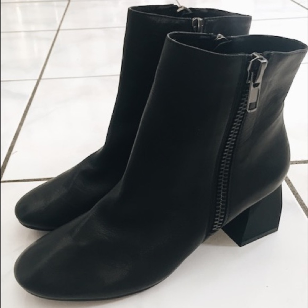 Leather Booties - image 2