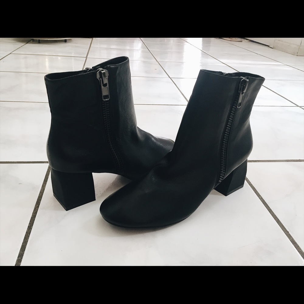 Leather Booties - image 1