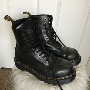 Dr Martens steel toe industrial boots