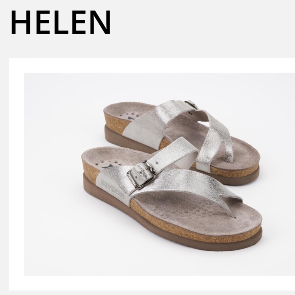 Mephisto silver sandals
