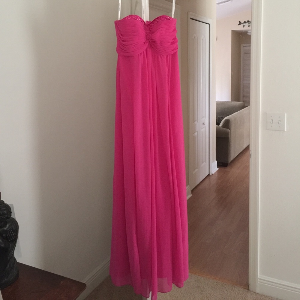 Davids bridal begonia bridesmaid dress
