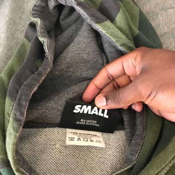 "The Hundreds" Camo Hoodie - Picture 3 of 4