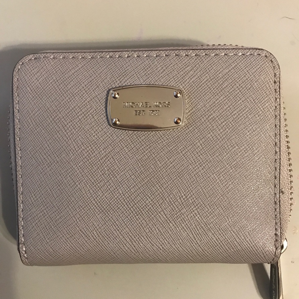 Michael Kors Silver Wallet