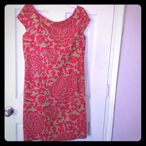 Eliza J Linen Shift Dress