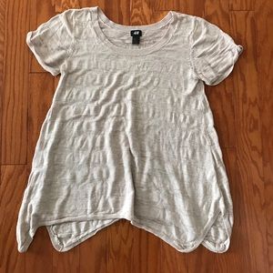 H&M Knit Flowy Striped Shirt