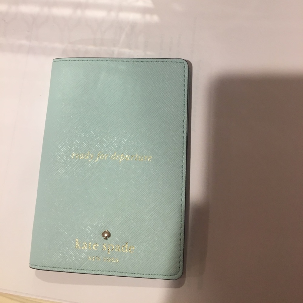 Tiffany Blue Kate Spade passport holder