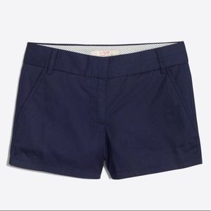 J. Crew Factory Navy Chino Shorts