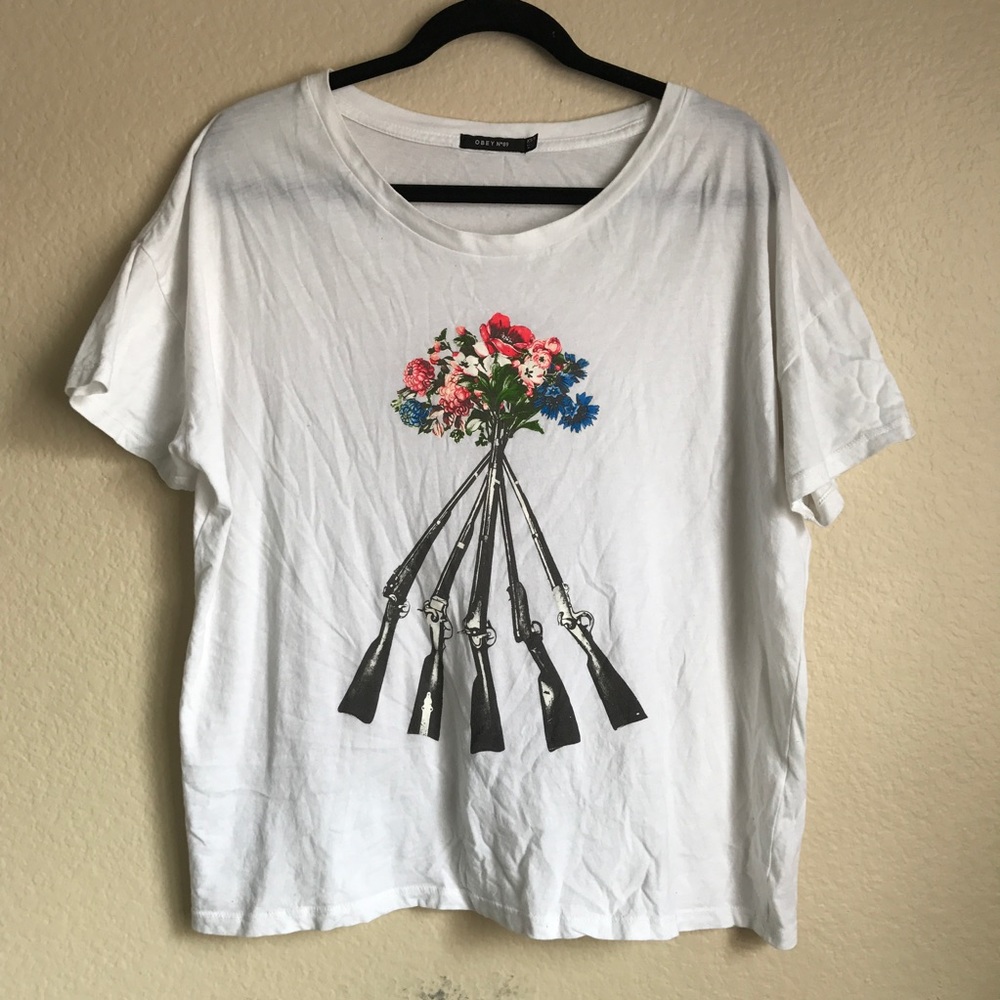 OBEY guns shirt