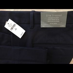 nwt Gap slim cropped trouser size 14