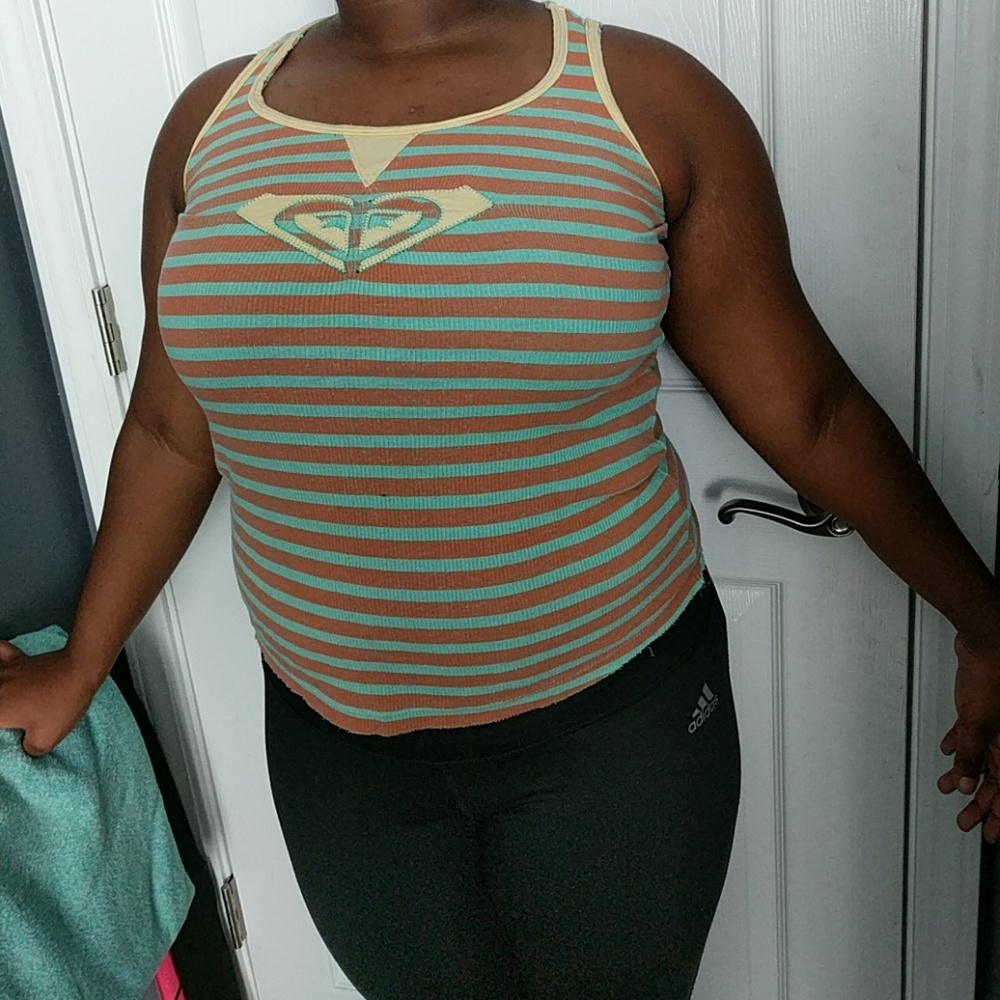 Retro-Style Striped Tank Top