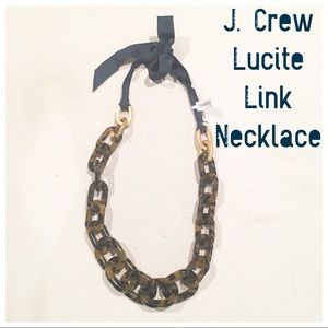 J. Crew Lucite Link Necklace!