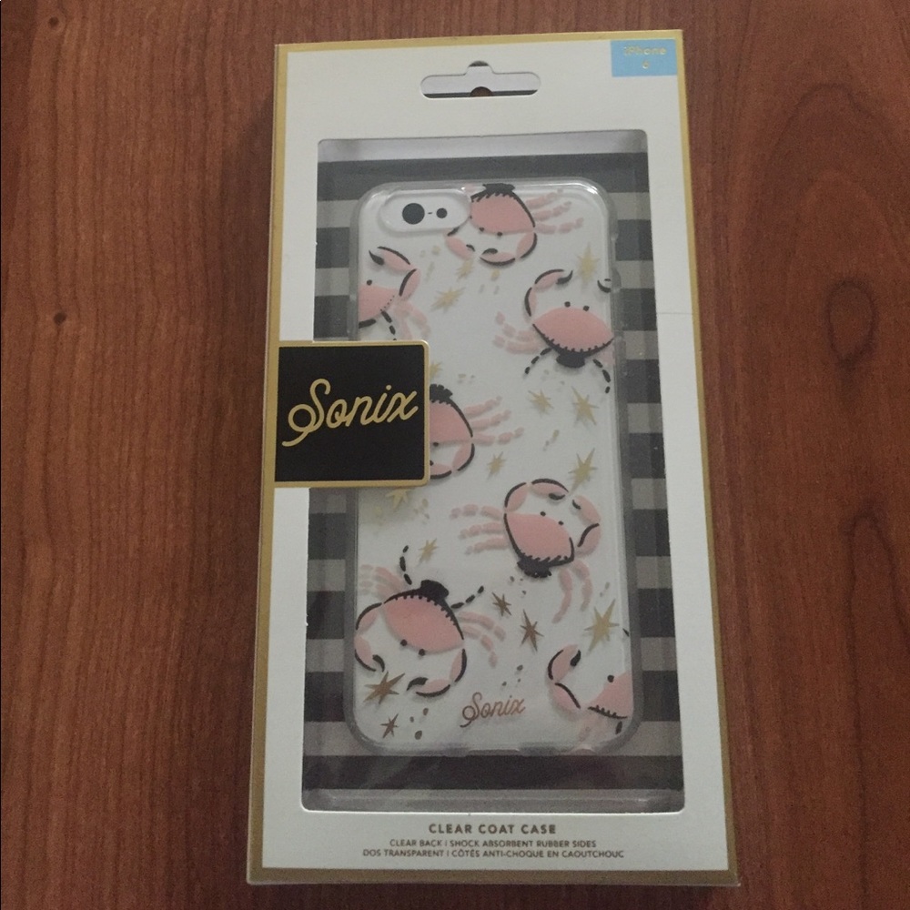 Sonix Clear Coat Case Zelda Crab New in Box