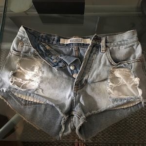 Brandy Melville Distressed Shorts