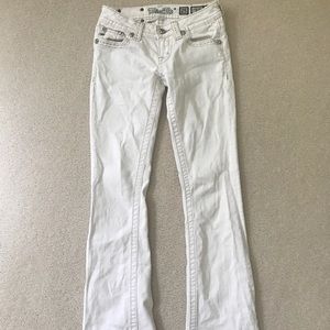 White Miss Me Jeans