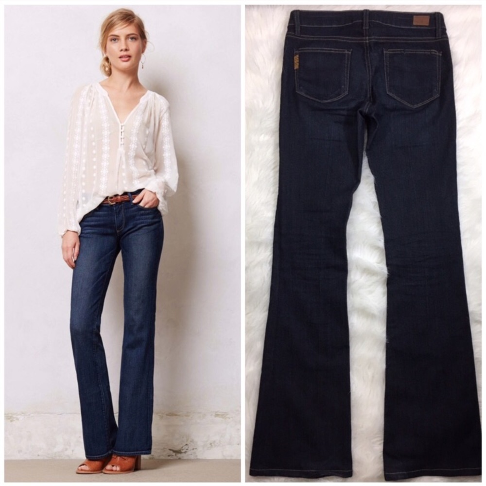 NWOT Paige Skyline Dark Denim Bootcut Jeans