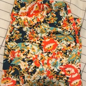 Lularoe Floral OS Leggings