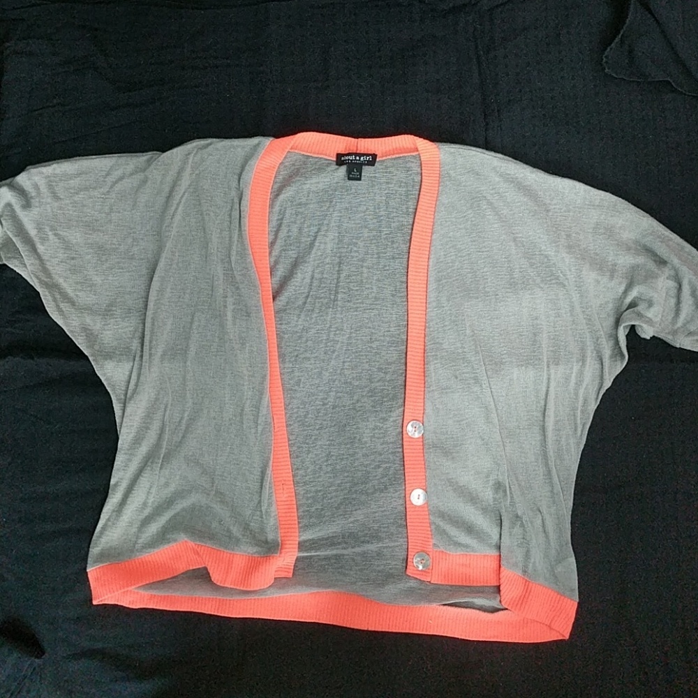 Neon Accent Cardigan