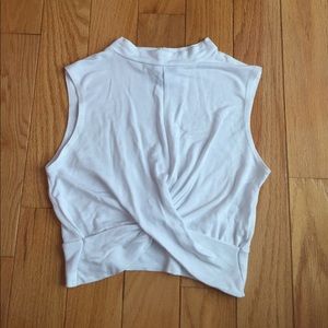 NEW Topshop twist front crop top