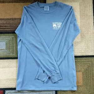 Faded Navy Blue Long Sleeve