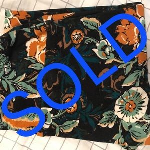 Lularoe OS Floral Leggings