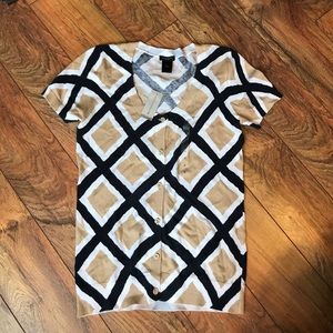 Short sleeved cardigan