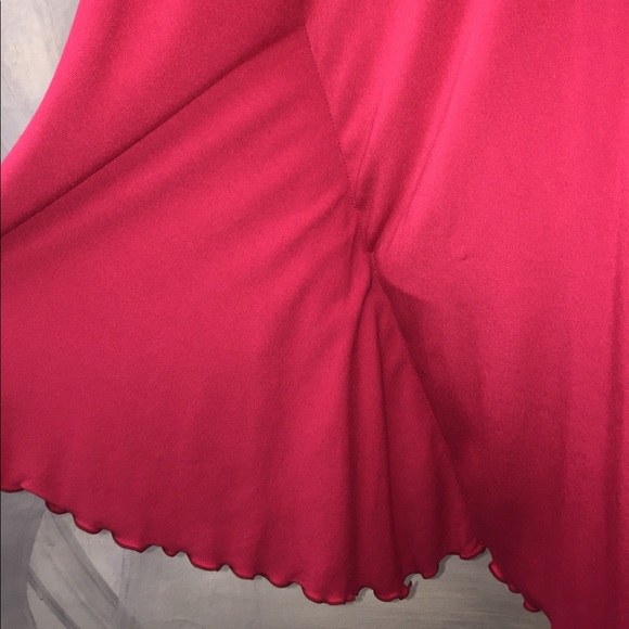 Red V-Neck Tunic - Picture 3 of 3