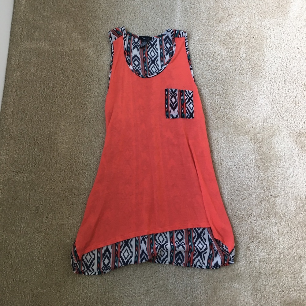 Patterned tank top
