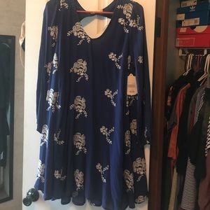 Blue NWT flowy dress