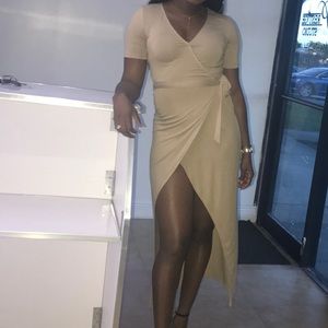 Tan Dress