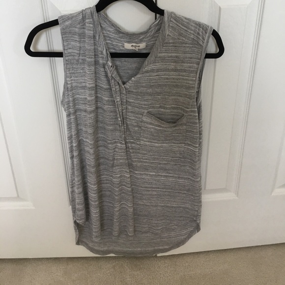 Madewell gray muscle tank size small - Picture 1 of 2