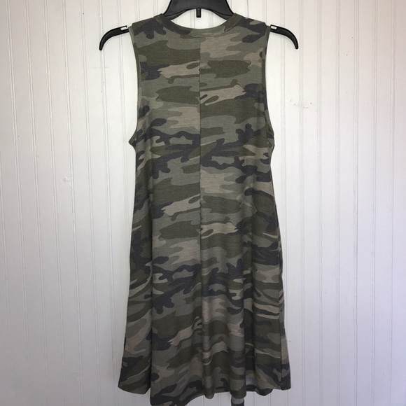 🌺LAST ONE🌺 Camo Tie Front Tunic Dress - Picture 4 of 4