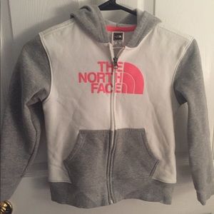 Girls Northface hoodie, size 7/8.