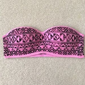 Never worn PINK bandeau!!
