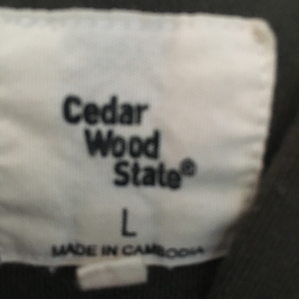 Olive green zip up hoodie - Picture 3 of 3