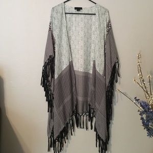 Steve Madden | kimono | mint, black, white