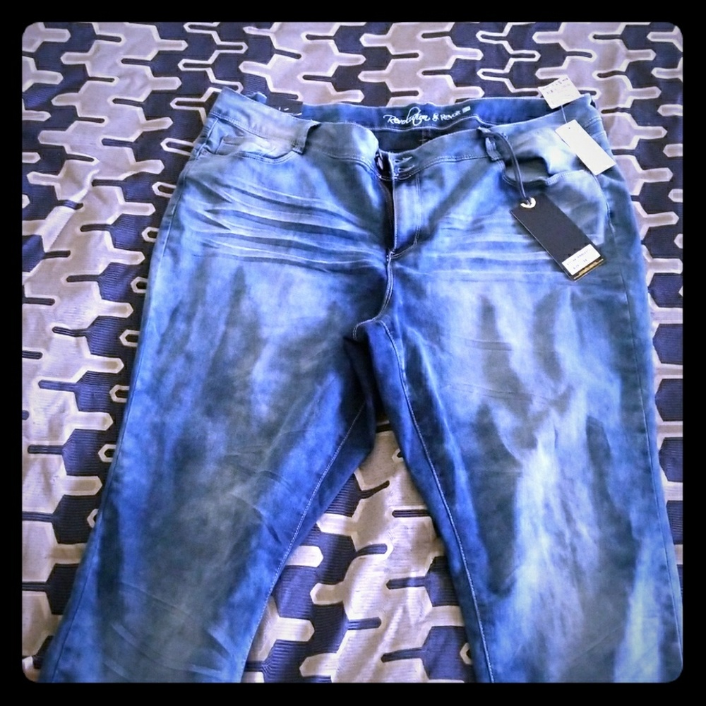 Faded Stretchy Jeans