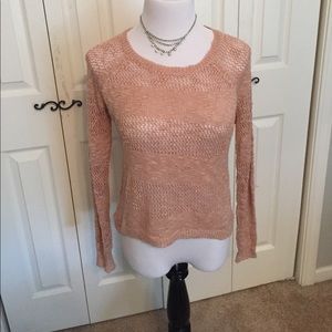 Open stitch sweater