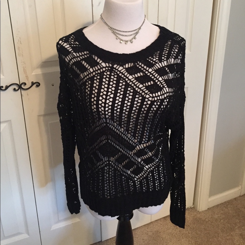 NWOT Open stitch sweater