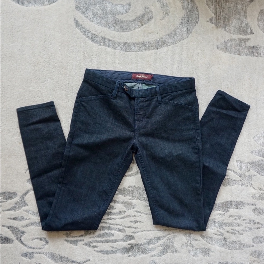 Raven Denim Straight Leg Trousers