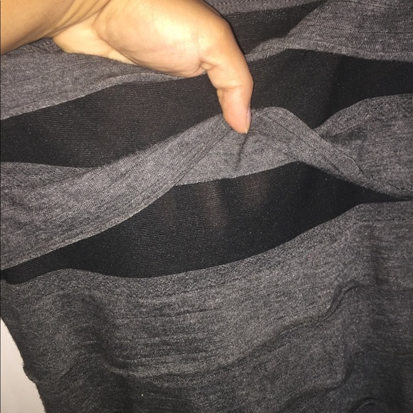 Gray and black mesh bodycon dress - Picture 3 of 3