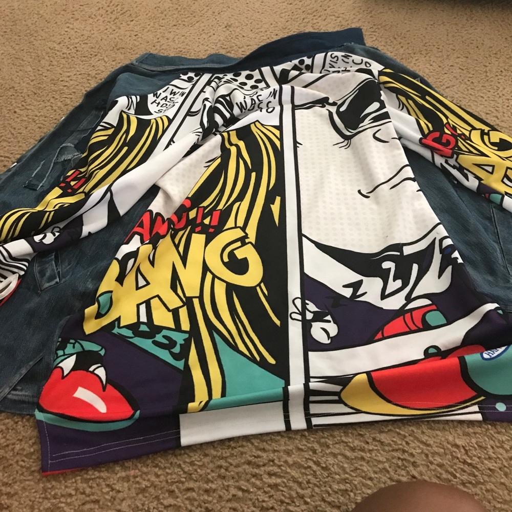 Angel brinks inspired denim shirt