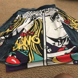 Angel brinks inspired denim shirt