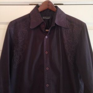 7 DIAMONDS men's button-down