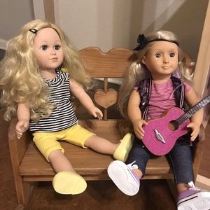 Doll or build a bear bench