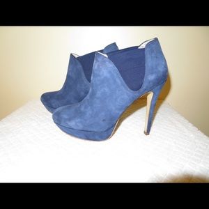 INC velvet blue high heels