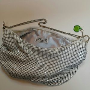La Regale Bags - Cool Slouchy Metal Mesh Bag La Regale Bags - Cool Slouchy Metal Mesh Bag